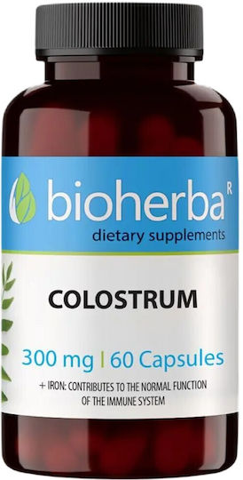 Bioherba Colostrum 300mg Συμπλήρωμα για την Ενίσχυση του Ανοσοποιητικού 60 κάψουλες