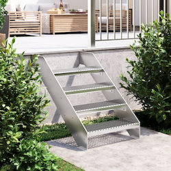 vidaXL Aluminum Staircase 60cm