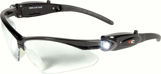 Cofra Widelamp Safety Glasses for Protection with Transparent Lenses 1pcs