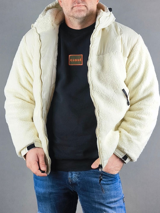 Winter Jacke Beige