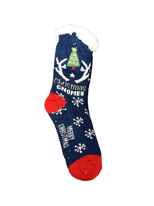 Join Men's Christmas Socks BLUE