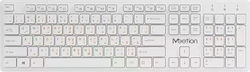 Meetion MT-WK841 Nur Tastatur Englisch US Weiß