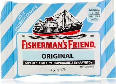 Fisherman's Friend Original Lozenges for Children for Dry and Productive Cough Eucalyptus & Mint 25gr 1pcs