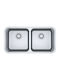 Franke Bell Bcx 120-35-35 Υποκαθήμενος Νεροχύτης Inox Μ77.5xΠ40cm Ασημί