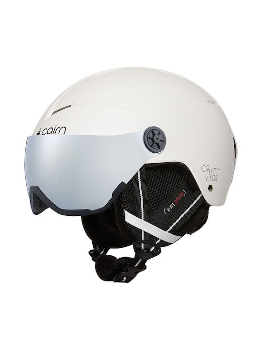 Cairn Orbit Visor Copii Cască pentru Schi & Snowboard în culoarea Alb