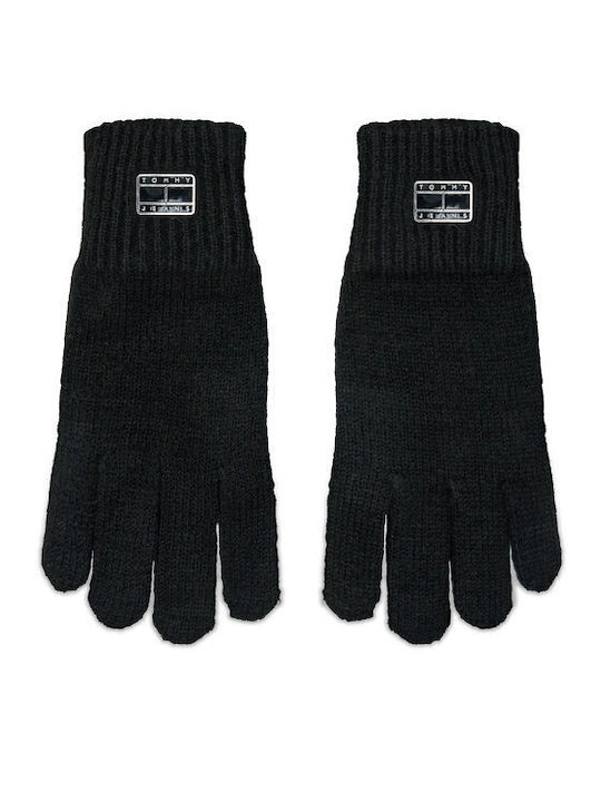 Tommy Hilfiger Μαύρα Γυναικεία Πλεκτά Γάντια