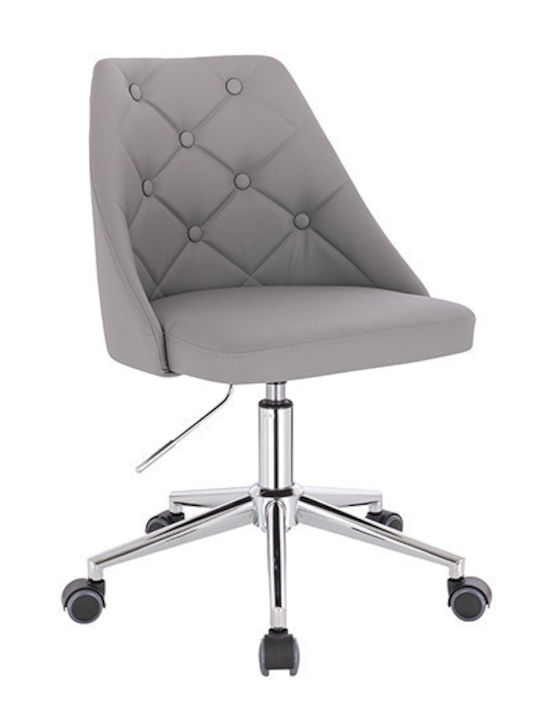 Chair Visitor Vanity Pu in Gray Color 44x40x85cm 1pcs