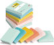 3M Autocolante Hârtii de Notițe în Cub 100 Foi 7.6x7.6buc Post-it