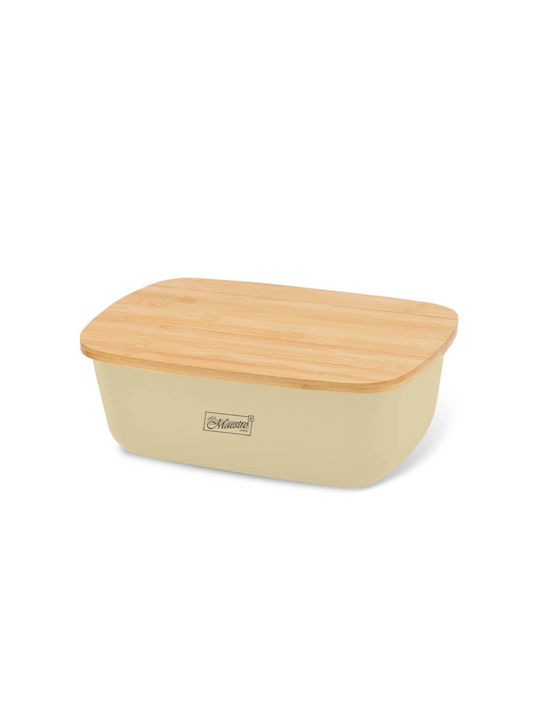 Maestro Lunchbox Kunststoff Beige 34.5x13cm 1Stück