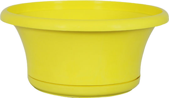 Sic Plast Pot Plastic Yellow 22x9.5x14cm.