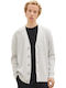 Cardigan Tricotat pentru Bărbați Men's Cardigans Light Stone Grey Melange