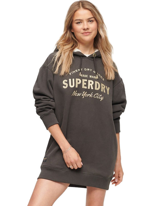 Superdry Mini Athletic Dress Long Sleeve 06A/Vi...