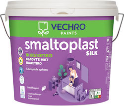 Vechro Smaltoplast Silk Plastic Ecological Paint for Interior Use Plastic Color No color reference found. 10lt Vechro Smaltoplast Silk Plastic Ecological Paint for Interior Use Plastic Color No color reference found. 10lt
