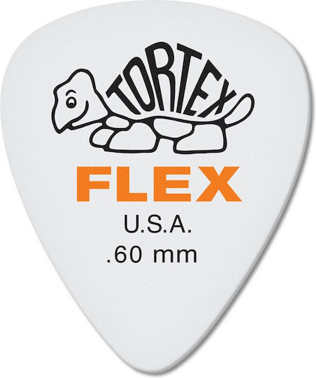 Dunlop Πένες Κιθάρας Tortex Flex Standard Πάχους 0.6mm Σετ 12τμχ