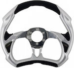 Simoni Racing Aluminium Car Steering Wheel Silver