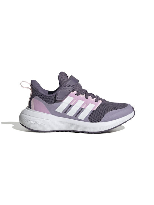 Adidas Kids Sports Shoes Running Fortarun 2.0 El Purple