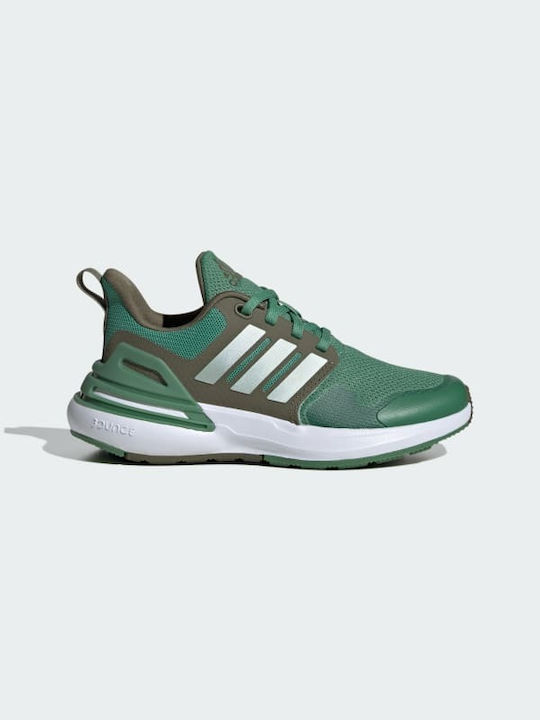 Adidas Αthletische Kinderschuhe Laufen RapidaSport Bounce Preloved Green / Linen Green Met. / Olive Strata