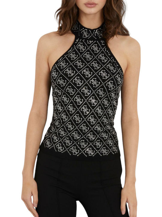 Guess Women's Blouse Sleeveless Black