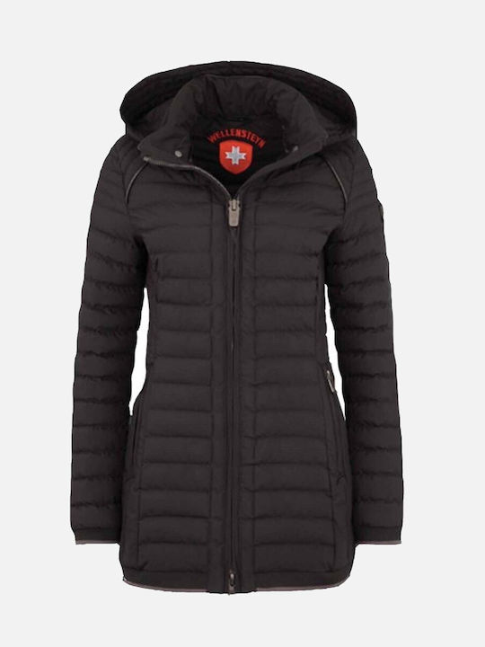 Mollecule Short Women's Puffer Jacket for Winter Black