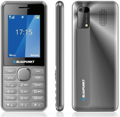 Blaupunkt V24 Dual SIM (30MB/30MB) Κινητό (Αγγλικό) Γκρι