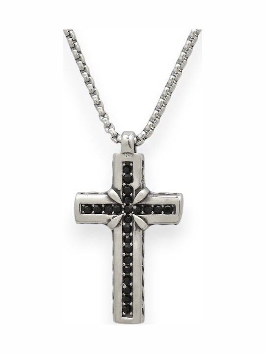 Goldjewels Ατσάλινος Σταυρός