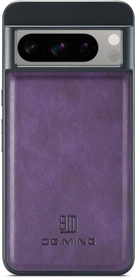 DG.MING Back Cover Synthetic Leather Purple (Google Pixel 8 Pro)
