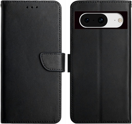 Mad Mask Wallet Piele Negru (Google Pixel 8)