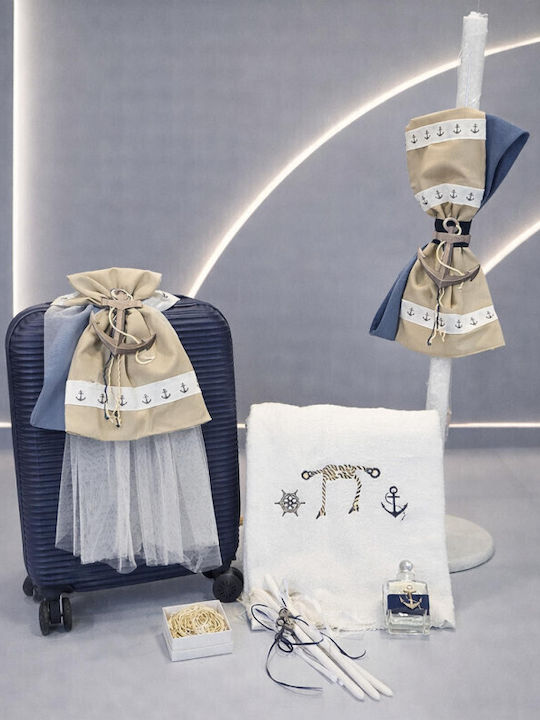 Katsigiannis Baptism Set with Navy Theme
