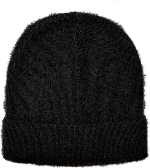 Beanie Frauen Beanie Gestrickt in Schwarz Farbe
