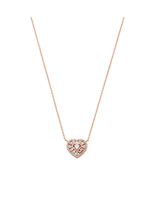Michael Kors Necklace with design Heart from Silver