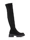 Vera Blum Suede Women's Boots with Zipper Black