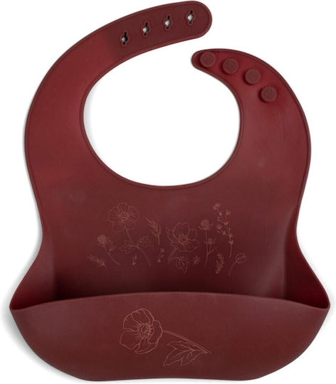 Filibabba Impermeabila Bavetă Silicon Burgundy