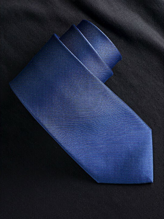 Epic Ties Herren Krawatte Seide Monochrom Blue Royal