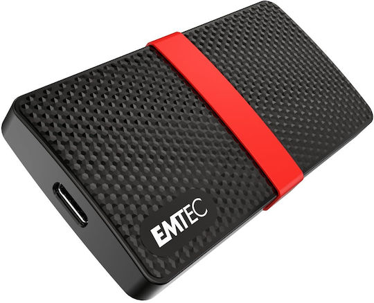 Emtec X200 Portabil USB-C Hard Disk Extern SSD 2TB 2.5 Negru