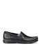 Men's Piele Moccasins Negru