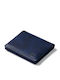 Slim Sleeve Leather Men's Wallet Cards Blue