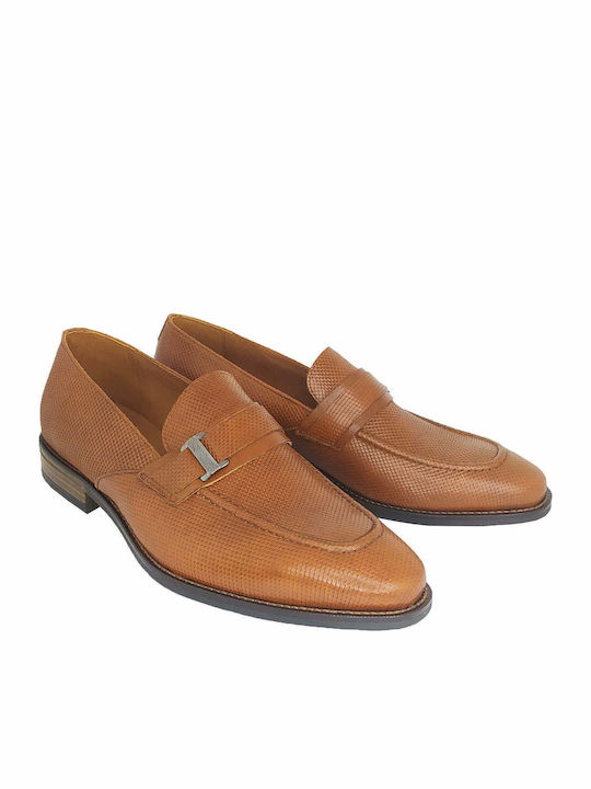 Raymont Δερμάτινα Ανδρικά Loafers σε Ταμπά Χρώμα