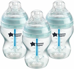 Tommee Tippee Advanced Σετ Πλαστικά Μπιμπερό με Θηλή Σιλικόνης για 0+ μηνών 260ml 3τμχ