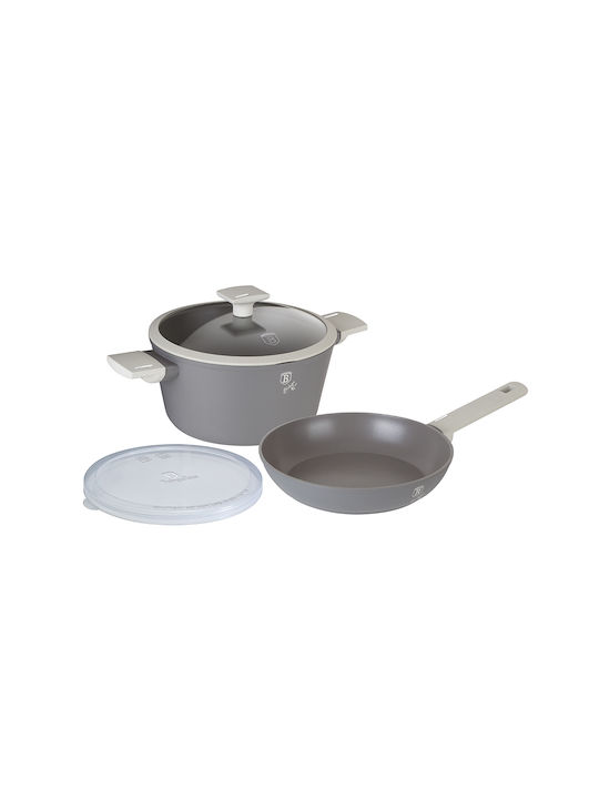 Berlinger Haus Berlinger Haus Kochgeschirr-Set aus Aluminiumguss Aspen Collection mit Innenbeschichtung aus Stein 2 Stück