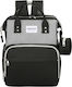 Queen Mother Wickeltasche-Wickelrucksack Schwarz