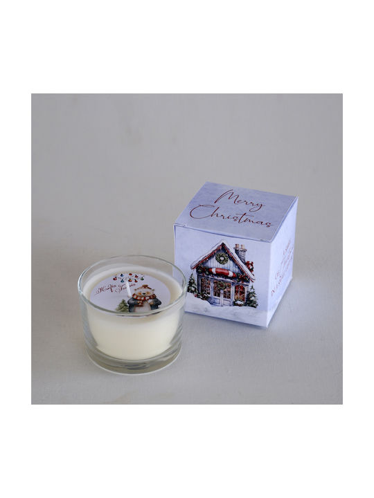 Artifact Aromatic Candle with Hidden Message in White Jar 8x6cm