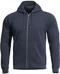 Pentagon Hood Hunting Cardigan Fleece Blue