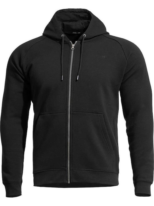 Pentagon Hood Κυνηγετική Ζακέτα Fleece Μαύρο