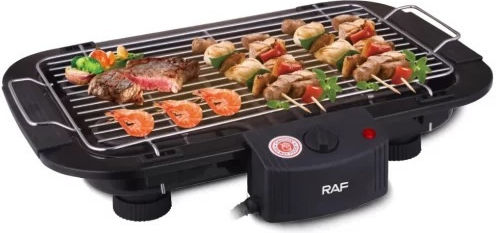 Raf Επιτραπέζια Ηλεκτρική Ψησταριά Σχάρας 2000W 47x30εκ.