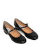 Anatomic Patent Leather Ballerinas Black