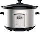 Camry Slow Cooker 270W With Capacity 4.7lt Silver