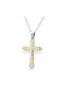 Goldjewels Women's Cross from Steel