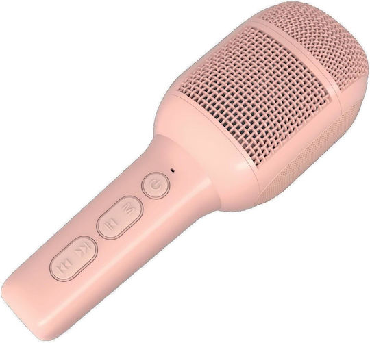 Celly Μικρόφωνο Karaoke Ασύρματο KIDSFESTIVAL2PK Ροζ