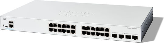 Cisco Catalyst 1200 v1 Verwaltet L2 PoE+ Switch mit 24 Ports Gigabit (1Gbps) Ethernet