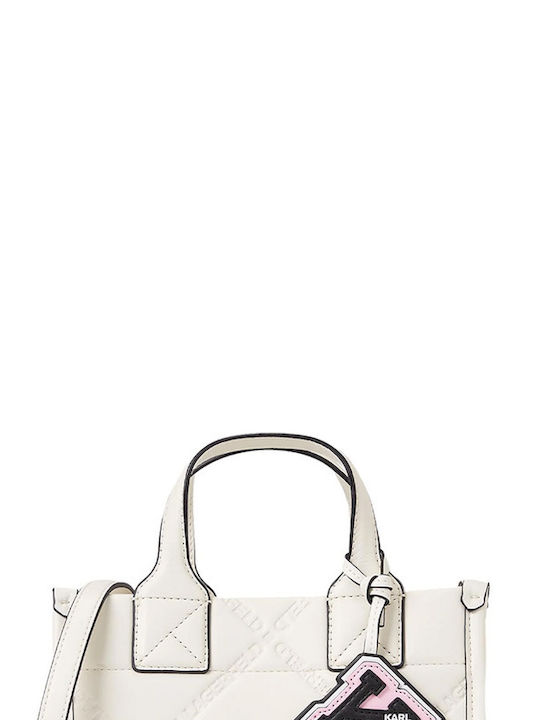 Karl Lagerfeld Women's Bag Tote Handheld White